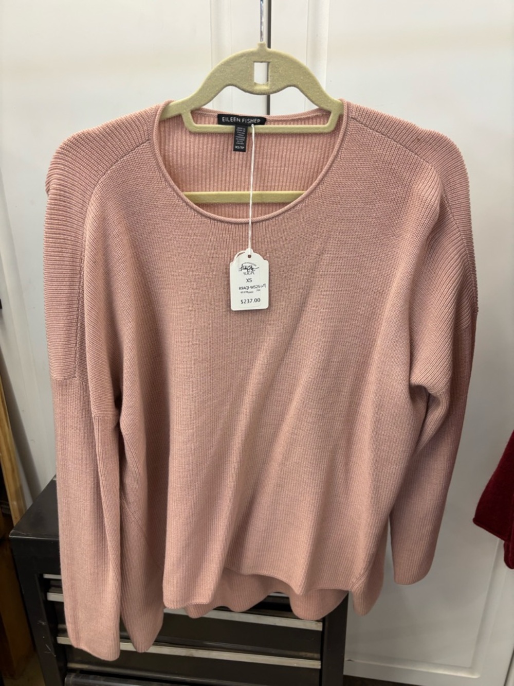 Eileen Fisher Dusty Rose Crewneck Sweater